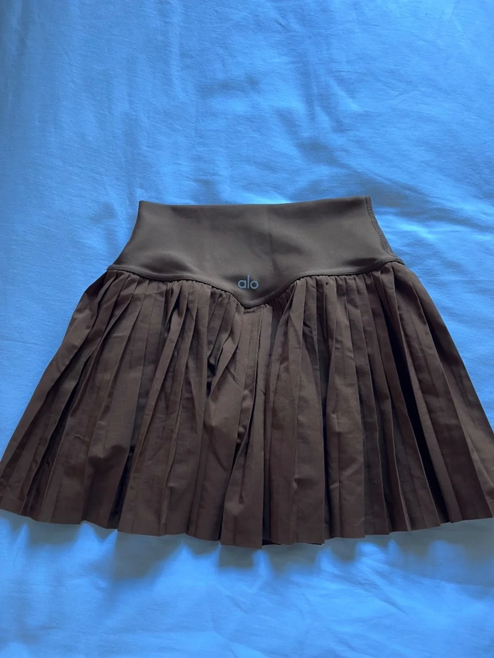 Alo Grand Slam Tennis Skirt - Cinnamon Brown